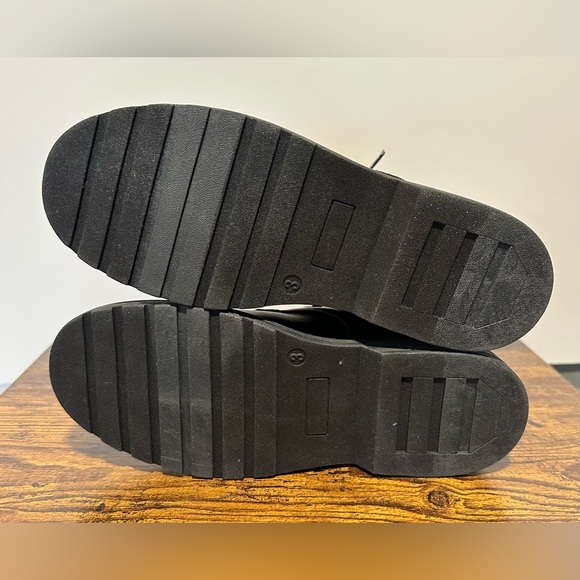 SO Girls Roxana Black/Silver Combat Boots NWT Various Sizes - Picture 3 of 7